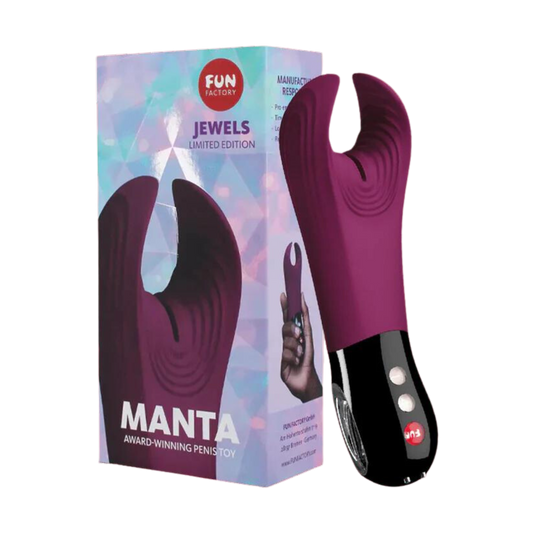 Fun Factory Jewels Manta. A penis toy with a royal look.