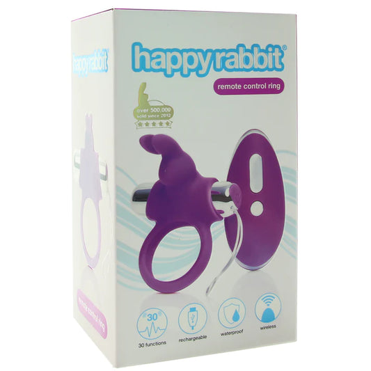 Happy Rabbit Remote Control Ring Vibrator