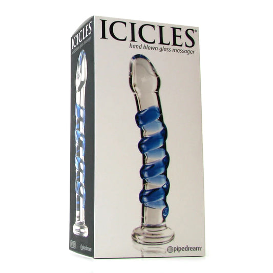 Icicles No.05 Elegant, upscale, and hand-crafted with amazing attention to detail, this luxurious line of glass massagers will leave you breathless. 