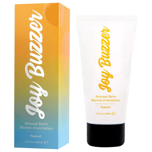 Joy Buzzer  Arousal Balm - Naked Great sex - and all that leads up to sex - with a partner is always joyful, but hey, you can never have too much joy! Joy Buzzer Arousal Balm is a magically silky, tingly treat that kick-starts and enhances sensation, arousal and pleasure wherever it's applied.