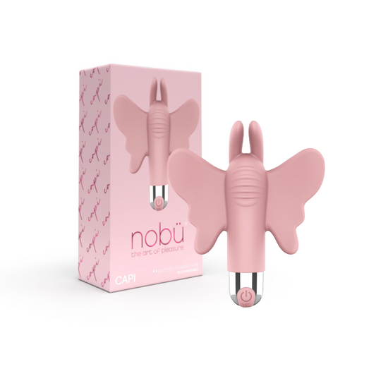 Nobü Essentials – Capi Vibrating Finger Bullet – Rose